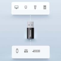 usb a i c adapteris - Baseus Ingenuity USB-A - USB-C - 10 nuotrauka