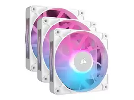 rgb ventiliatoriai - Corsair iCUE LINK RX120 RGB 120mm Juodas (Black) Ventiliatorių 3 Pakuotė - 5 nuotrauka