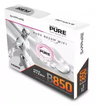 pagrindine plokste am5 ddr5 - Sapphire PURE B850M WIFI - 7 nuotrauka
