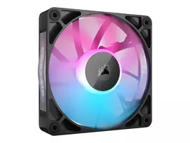 rgb ventiliatoriai - Corsair iCUE LINK RX120 RGB Ventiliatorius 120mm Juodas (Black) - 5 nuotrauka