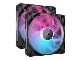 rgb ventiliatoriai - Corsair iCUE LINK RX140 RGB 140mm Black 2 Pack - 5 nuotrauka