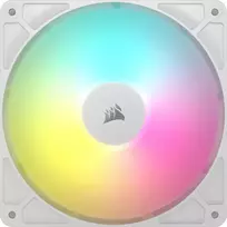 korpuso ventiliatoriai argb - Corsair RS140 ARGB 140 mm Korpuso Ventiliatorius 2 vnt Balta (White) - 3 nuotrauka