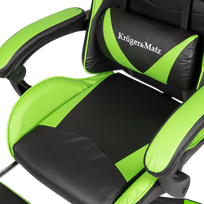 senukai gaming kedes - Kruger&Matz GX-150, Juoda-žalia (Black-Green) - 2 nuotrauka