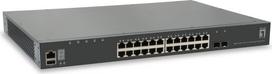 one levelone switch - LevelOne KILBY 28-Port Stackable L3 Lite Managed Gigabit Switch GTL-2881 - 2 nuotrauka