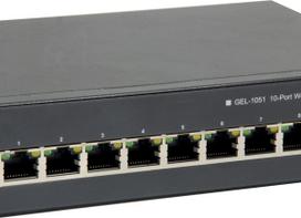 tinklo sakotuvas 10 - LevelOne 10-Port Web Smart Gigabit PoE Switch GEP-1051 - 4 nuotrauka