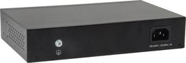 tinklo sakotuvas 10 - LevelOne 10-Port Web Smart Gigabit PoE Switch GEP-1051 - 6 nuotrauka