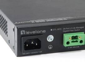 sfp rj45 10gbe - LevelOne KILBY 28-Port L3 Lite Managed Gigabit Fiber Switch GTL-2872 - 6 nuotrauka