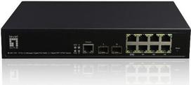 tinklo sakotuvas 10 - LevelOne KILBY 10-port Managed Gigabit PoE Switch GEP-1061 - 2 nuotrauka