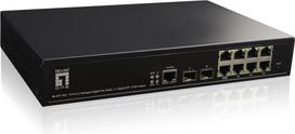 tinklo sakotuvas 10 - LevelOne KILBY 10-port Managed Gigabit PoE Switch GEP-1061 - 3 nuotrauka