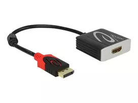 adapteris hdmi to - Delock Adapter Display Port to HDMI Black - 2 nuotrauka