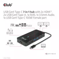 usb c 3.5mm - Club 3D CSV-1595 - 6 nuotrauka