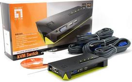 one levelone switch - LevelOne 4-Port USB KVM Switch KVM-0422 - 6 nuotrauka