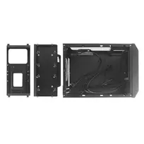 kompiuterio korpusas case - Kompiuterio korpusas Chieftec Pro Cube Mini CN-01B-OP, juoda - 3 nuotrauka