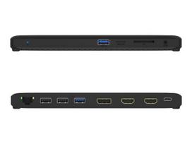 usb c laidas 4k - ICY BOX IB-DK2116-C Multi-Docking Station 12-in-1, juoda (Black) - 4 nuotrauka