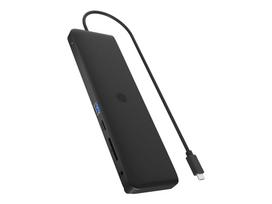 usb c laidas 4k - ICY BOX IB-DK2116-C Multi-Docking Station 12-in-1, juoda (Black) - 7 nuotrauka