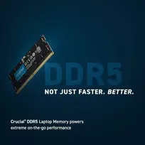 ram ddr5 so dimm - Crucial DDR5 SODIMM 8GB/5600 CL46 (16Gbit) - 4 nuotrauka