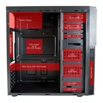 computer case - LC-Power LC-7041B-ON kompiuterio korpusas „Midi Tower“ Juoda - 2 nuotrauka