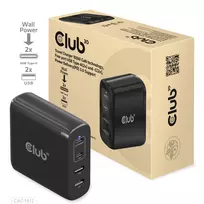 usb pakrovejas 100w - MOBILE TRAVEL CHARGER USB-C/100W CAC-1912EU CLUB3D - 7 nuotrauka