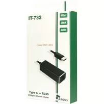 usb lan adapteris - Inter-Tech LAN-Adapteris Argus IT-732 USB-C Gigabit Ethernet - 3 nuotrauka