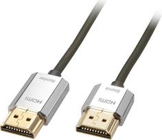 slim tip - Lindy HDMI High Speed Kabelis CROMO Slim Ethernet A/A 3m - 2 nuotrauka