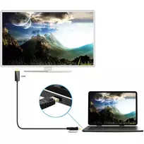 displayport kabelis 1.2 - Techly DisplayPort To HDMI Cable 2m Black - 4 nuotrauka