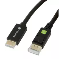 displayport kabelis 1.2 - Techly DisplayPort To HDMI Cable 2m Black - 6 nuotrauka