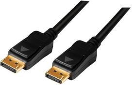 displayport kabelis 1.2 - LogiLink 4K DisplayPort Connection Cable 15m Black - 2 nuotrauka