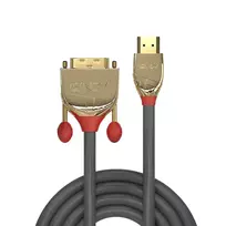 hdmi kabelis 10m - Lindy HDMI an DVI-D Single Link Kabelis Gold Line 10m - 2 nuotrauka