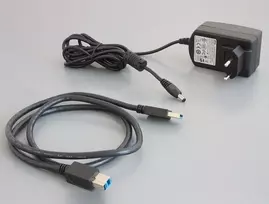 stacionarus kompiuteriai - Delock 87568 - Wired - USB Type-A,USB Type-B - 10,100,1000 Mbit/s - Juodas,Baltas - USB - 1.6 GHz - 30GB HDD - 2 nuotrauka