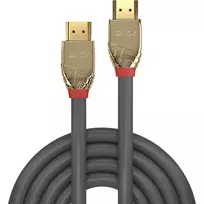 ultra high speed hdmi - Lindy 5m Ultra High Speed HDMI Kabelis Gold Line (Auksinis) - 2 nuotrauka