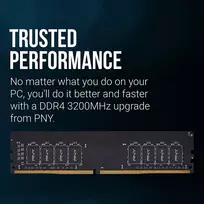 ddr4 ram 16gb - PNY Performance Black DDR4 16GB (1x16GB) 3200MHz CL22 DIMM - 8 nuotrauka