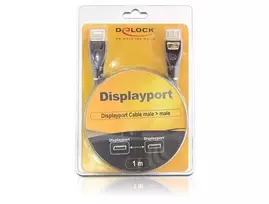 displayport kabelis 1.2 - Delock Cable Displayport / Displayport 5m - 2 nuotrauka