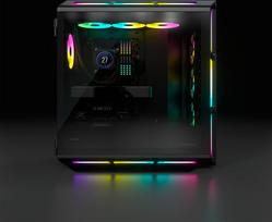 rgb korpuso - Corsair iCUE 5000T RGB Black (Juodas) - 5 nuotrauka