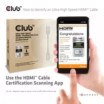 optinis hdmi kabelis - CLUB 3D CAC-1377 - 3 nuotrauka