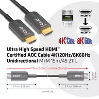 optinis hdmi kabelis - CLUB 3D CAC-1377 - 8 nuotrauka