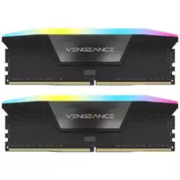 32gb ddr5 6000mhz - Corsair Vengeance RGB, DDR5, 64 GB (2x32GB), 5600 MHz, CL40, Juodas (Black) - 3 nuotrauka