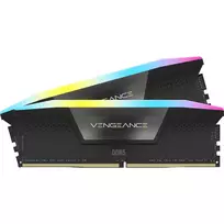 ram 8gb ddr5 - Corsair Vengeance RGB Juodas (Black) 96GB (2x48GB) DDR5 5200MHz DIMM CMH96GX5M2B5200C38 - 2 nuotrauka