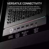 midi - Corsair FRAME 5000D RS Midi Tower Juodas (Black) - 9 nuotrauka