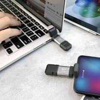 usb c atmintukas - Silicon Power Dual USB Drive | Mobile C51 | 64GB | USB Type-A and USB Type-C | Silver | SP064GBUC3C51V1S - 2 nuotrauka