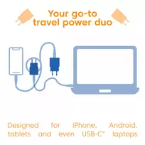 usb c 30w pakrovejas - MOBILE CHARGER WALL USB-C/2PACK 30W BLUE CAC-3022 CLUB3D - 6 nuotrauka