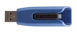 v3 max - Verbatim Pendrive 128GB USB-A 3.2 V3 MAX mėlynos spalvos 49808 - 3 nuotrauka