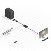 displayport kabelis 1.2 -  LINDY 41006 - 3 nuotrauka