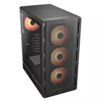 cases kompiuteriui - COUGAR AIRFACE PURE PRO kompiuterio korpusas, vidutinio dydžio bokštas, juodas - 7 nuotrauka