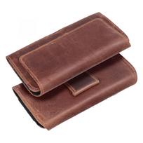 xiaomi redmi 9 - Royal Leather Belt Holster Samsung Galaxy A21s / S20 Ultra / S21 Ultra / A70 / A71, Xiaomi Redmi 9, Huawei P Smart Pro 2XL Ruda (Brown) - 8 nuotrauka
