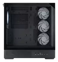 korpusai atx argb - Zalman P40 PRISM PLUS Juodas (Black) - 4 nuotrauka