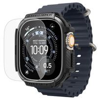 apple ultra 2 - Spigen Rugged Armor & Tempered Glass Apple Watch Ultra 1/2/3 (49 mm), Matinė Juoda (Matte Black) - 2 nuotrauka