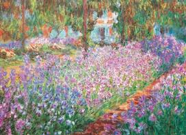 puzzle 2000 - Eurographics Claude Monet The Artists Garden, 2000 det. - 2 nuotrauka