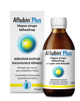 175 - Sirupas nuo kosulio Aflubin Plus, 175 ml - 2 nuotrauka