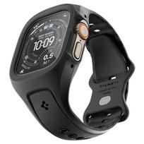 apple ultra 2 - Spigen Liquid Air Pro & Grūdintas Stiklas Apple Watch Ultra 1/2/3 (49 mm) Juodas (Black) - 2 nuotrauka