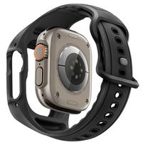apple ultra 2 - Spigen Liquid Air Pro & Grūdintas Stiklas Apple Watch Ultra 1/2/3 (49 mm) Juodas (Black) - 3 nuotrauka